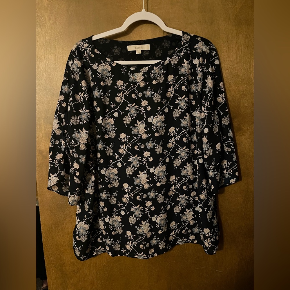 3/4 length blouse by Loft
